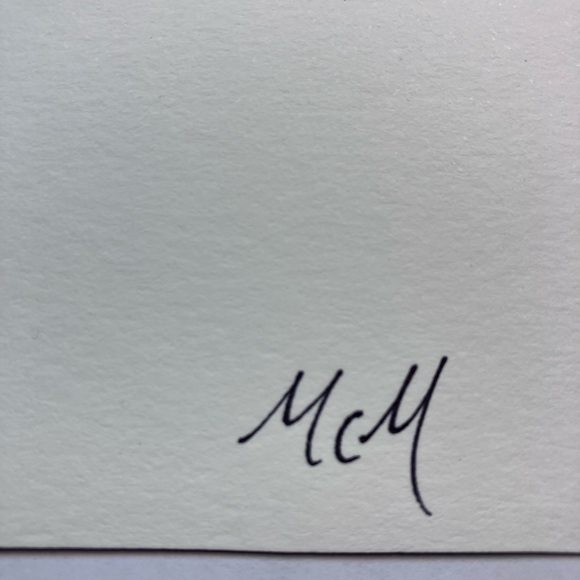 Original Abstract Framed Acrylic Floral Line Art Painting, 5x7" - Picture 11 of 14